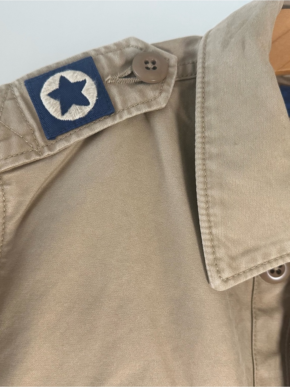 Polo Ralph Lauren M-65 Field Jacket With Patches, Flag Khaki XS Brand New Rare! - Picture 9 of 10